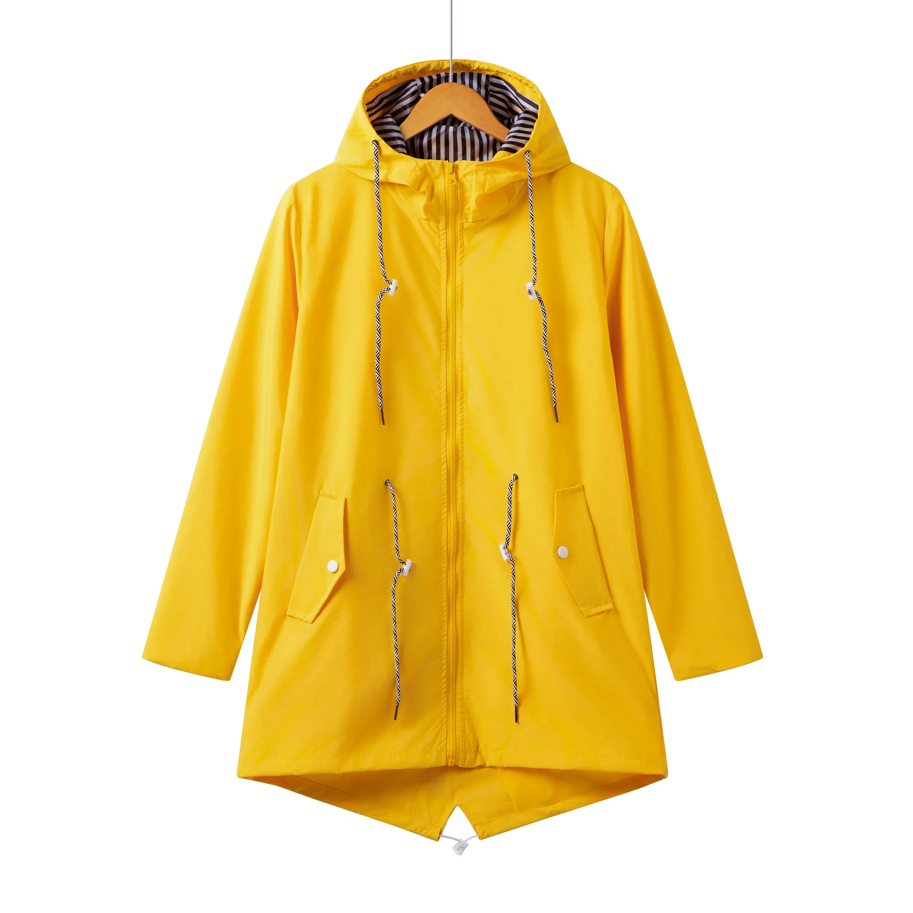 Damen Regenjacke Kapuze | Übergangs