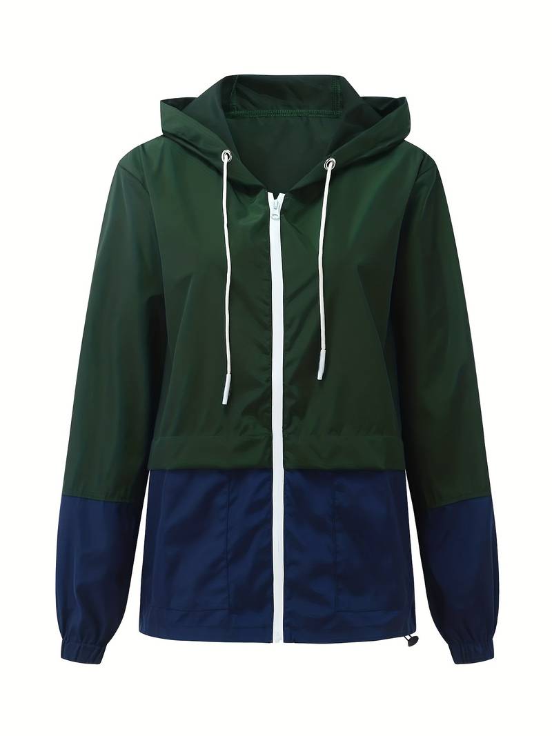 Damen Regenjacke Zweifarbig | Leicht