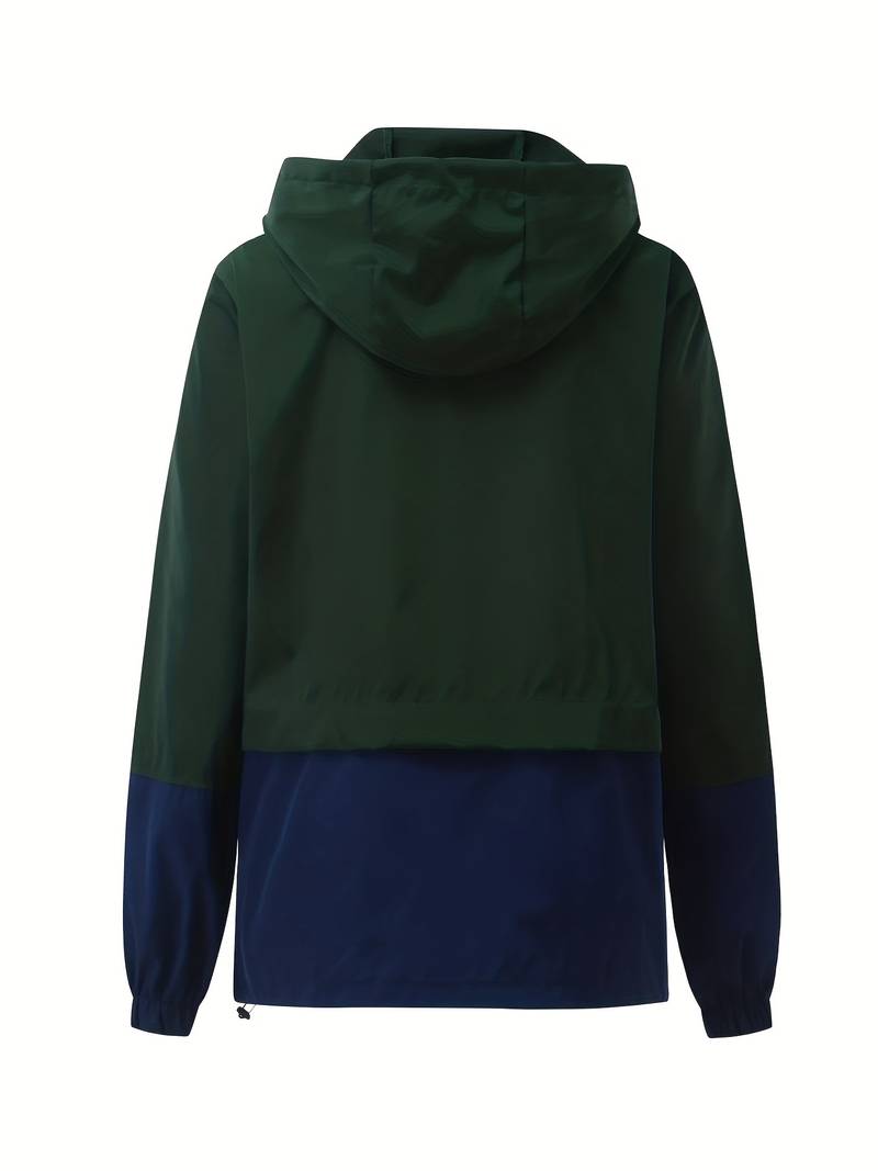 Damen Regenjacke Zweifarbig | Leicht