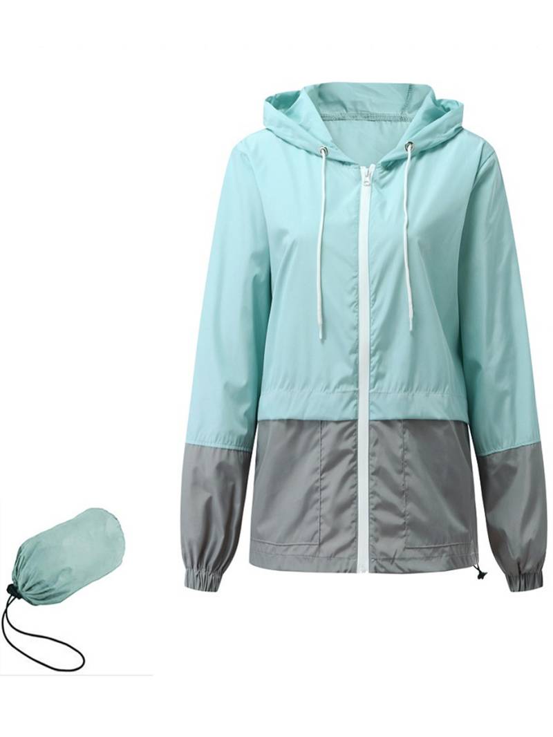 Damen Regenjacke Zweifarbig | Leicht