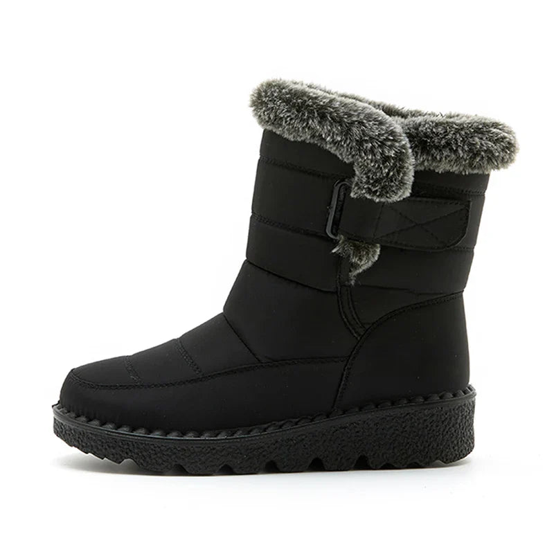 Damen Schneeschuhe Hohe Stiefel Mit Profilsohle | Gefüttert
