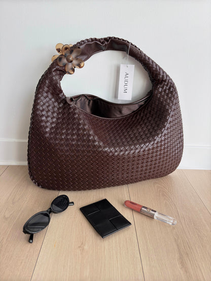 Damen Schultertaschen Geflochten Groß | Hobo