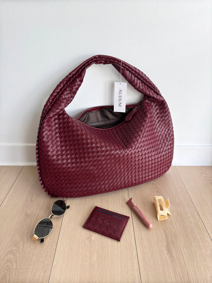 Damen Schultertaschen Geflochten Groß | Hobo