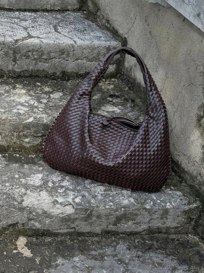 Damen Schultertaschen Geflochten Groß | Hobo