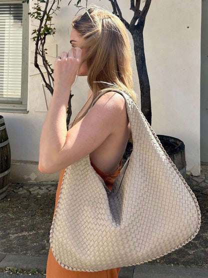Damen Schultertaschen Geflochten Groß | Hobo