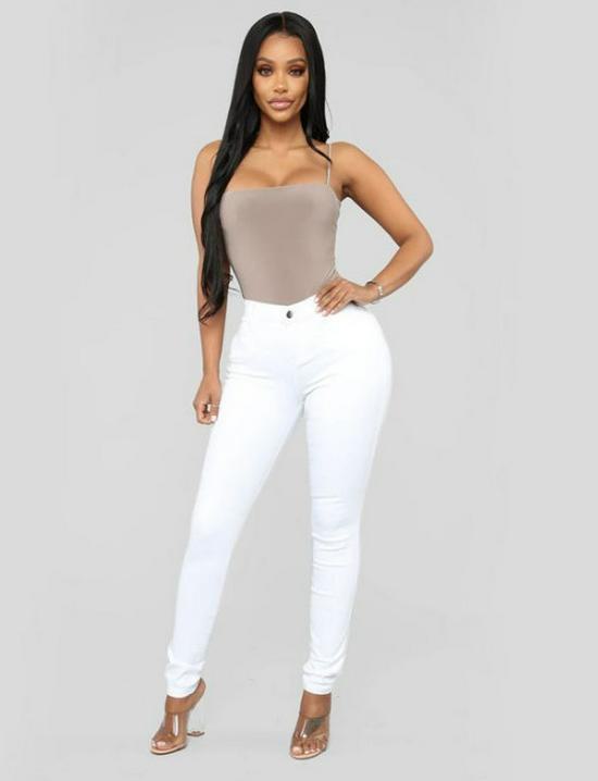 Damen Skinny Jeans High Waist | Figurbetont