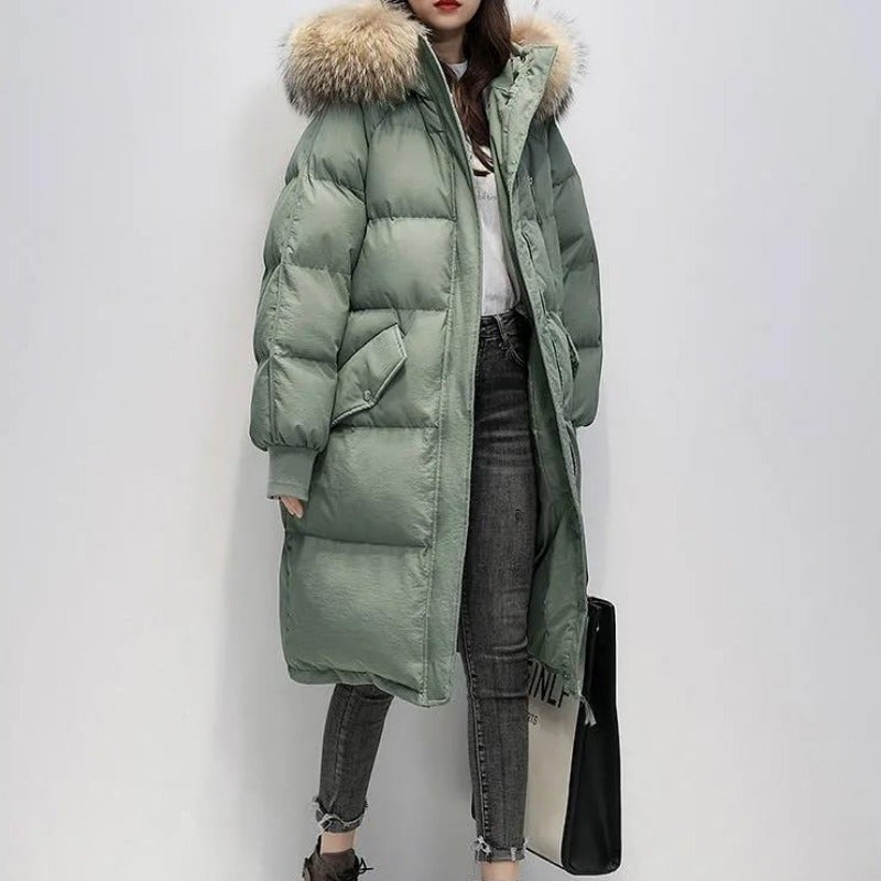 Damen Steppjacke Mit Fellkapuze | Wintermantel