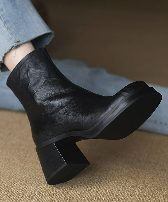 Damen Stiefeletten Mit Blockabsatz | Plateau