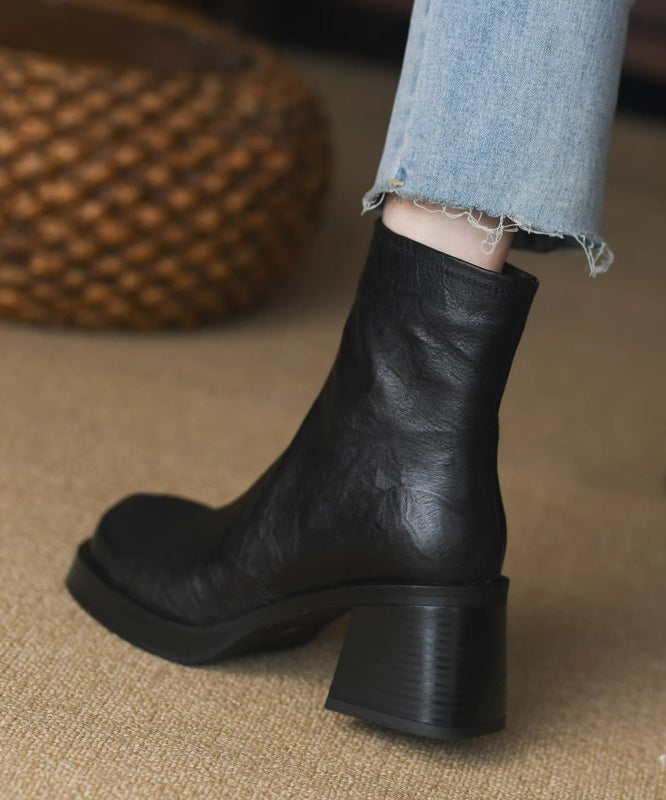 Damen Stiefeletten Mit Blockabsatz | Plateau