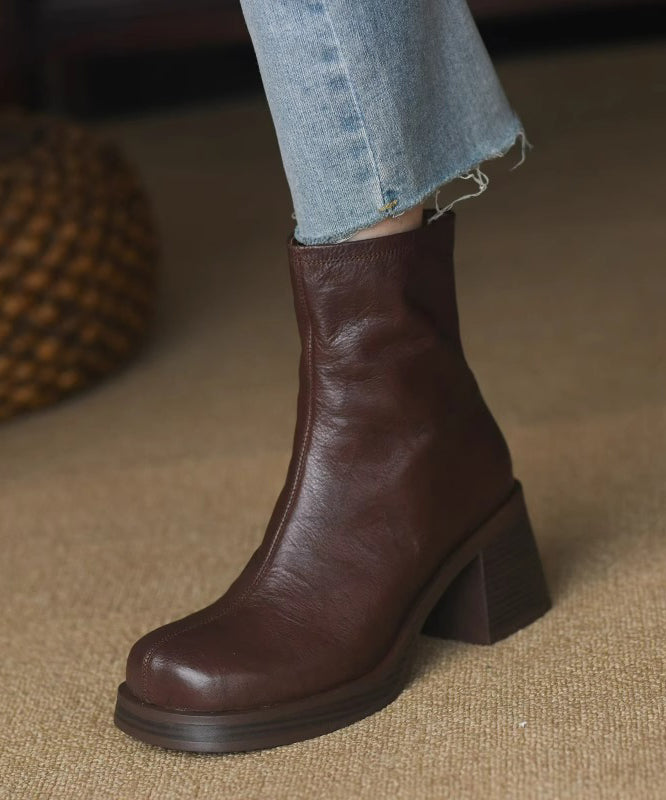 Damen Stiefeletten Mit Blockabsatz | Plateau