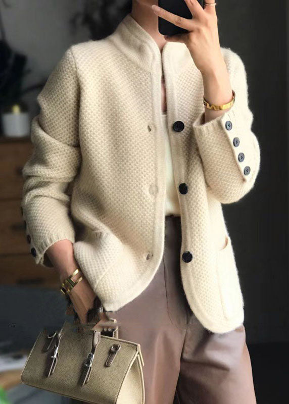 Damen Strickjacke Mit Knöpfen & Feiner Struktur | Klassisch