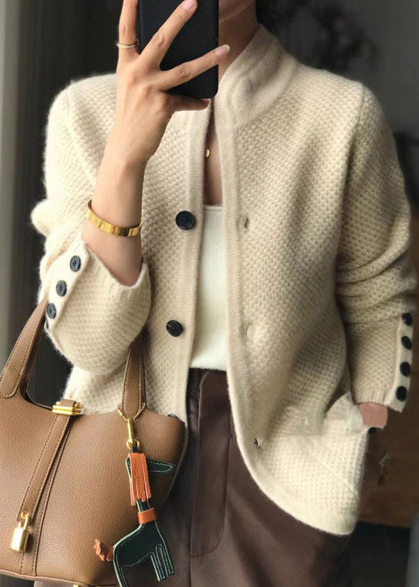 Damen Strickjacke Mit Knöpfen & Feiner Struktur | Klassisch