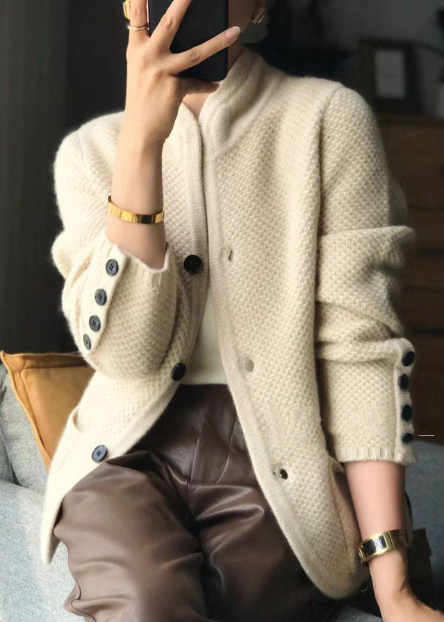 Damen Strickjacke Mit Knöpfen & Feiner Struktur | Klassisch