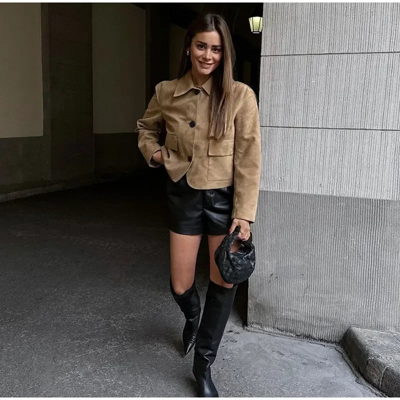 Damen Übergangsjacke Kurz | Elegant