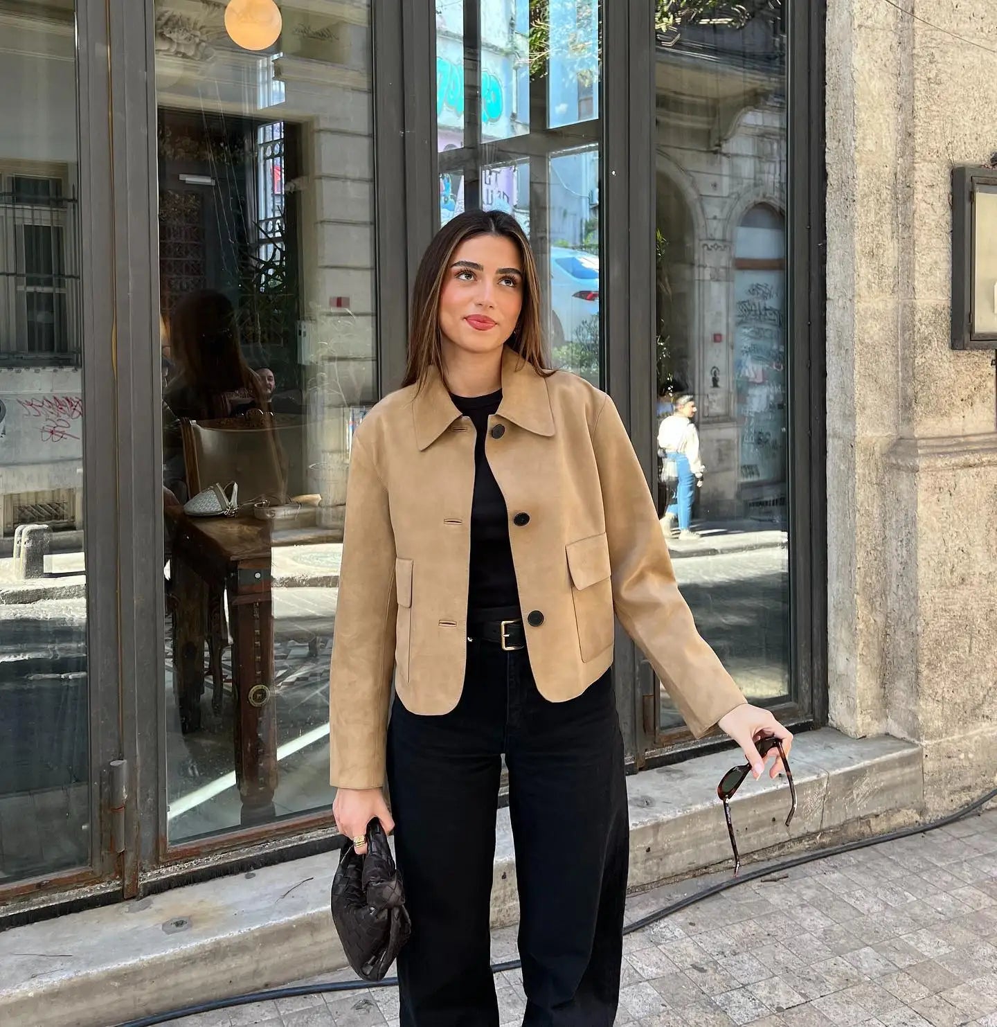 Damen Übergangsjacke Kurz | Elegant