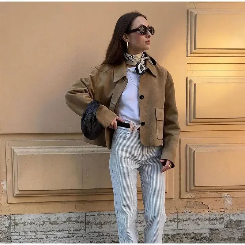 Damen Übergangsjacke Kurz | Elegant