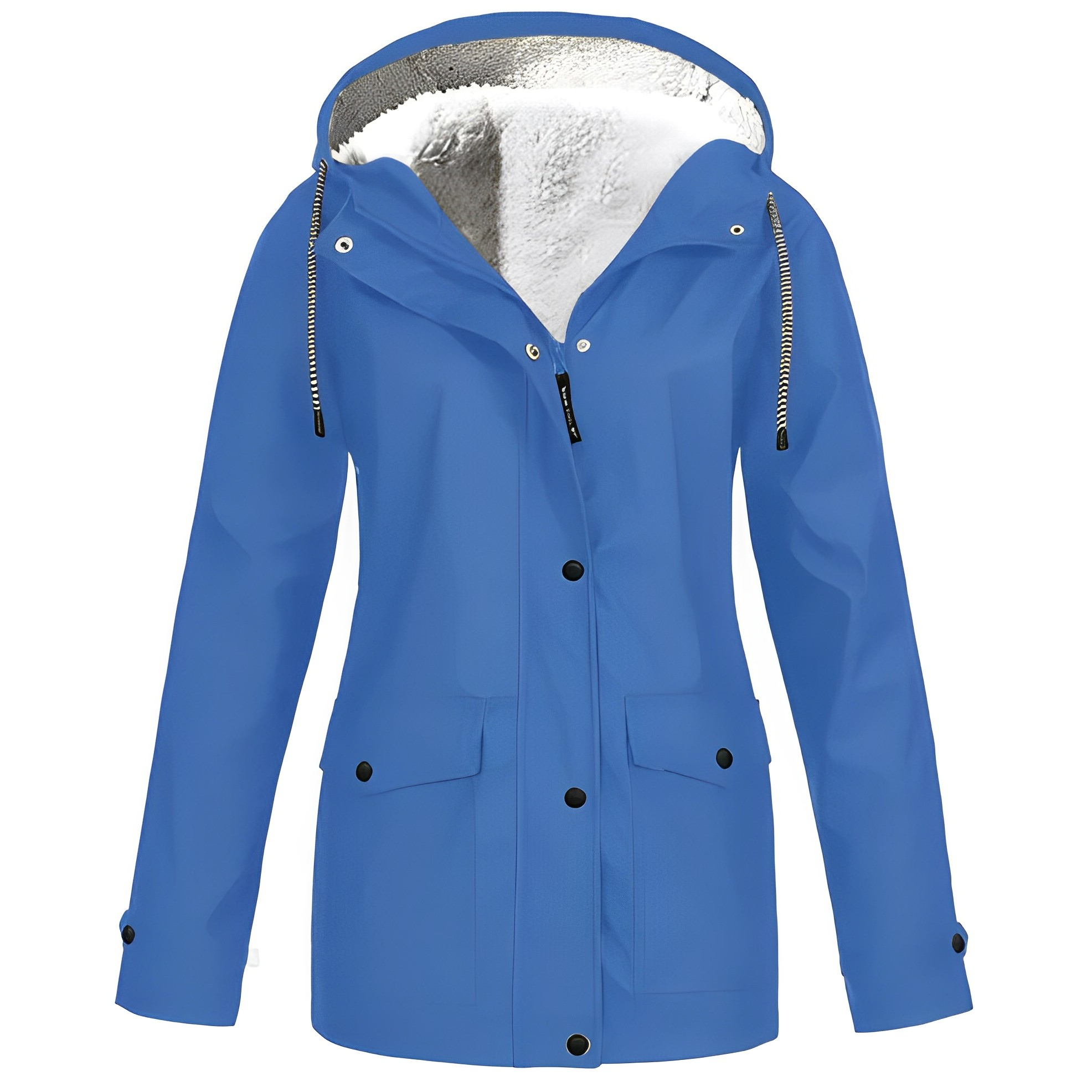 Damen Übergangsjacke Mit Kapuze Und Fleecefutter | Warm