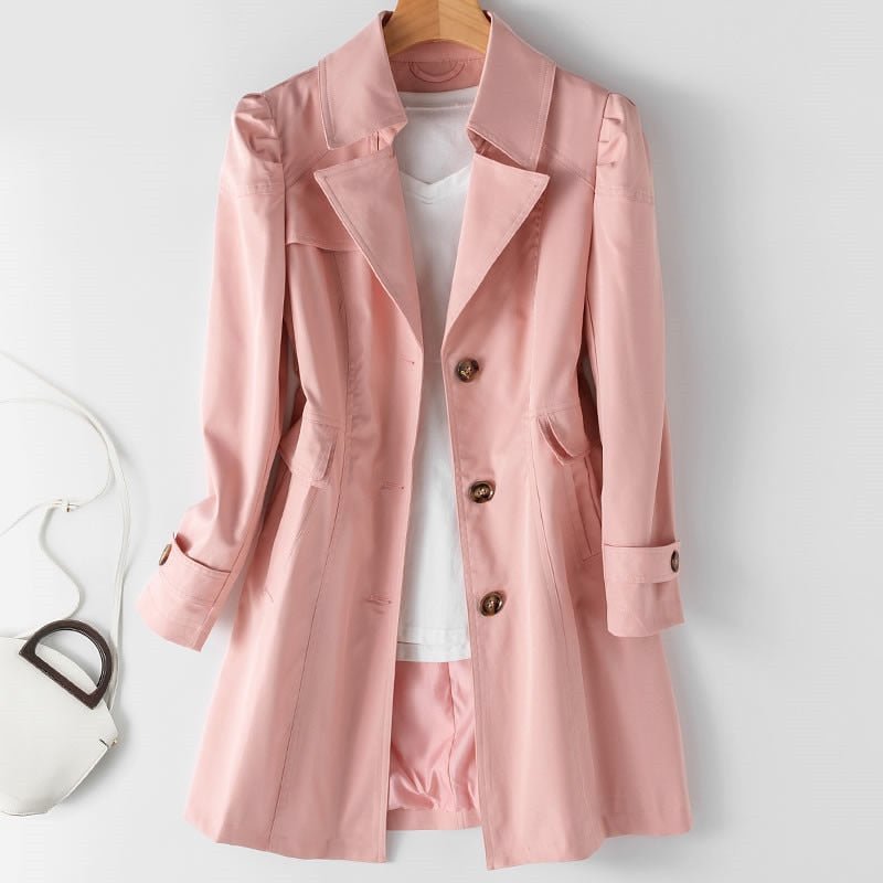 Damen Übergangsjacke Trenchcoat | Länger