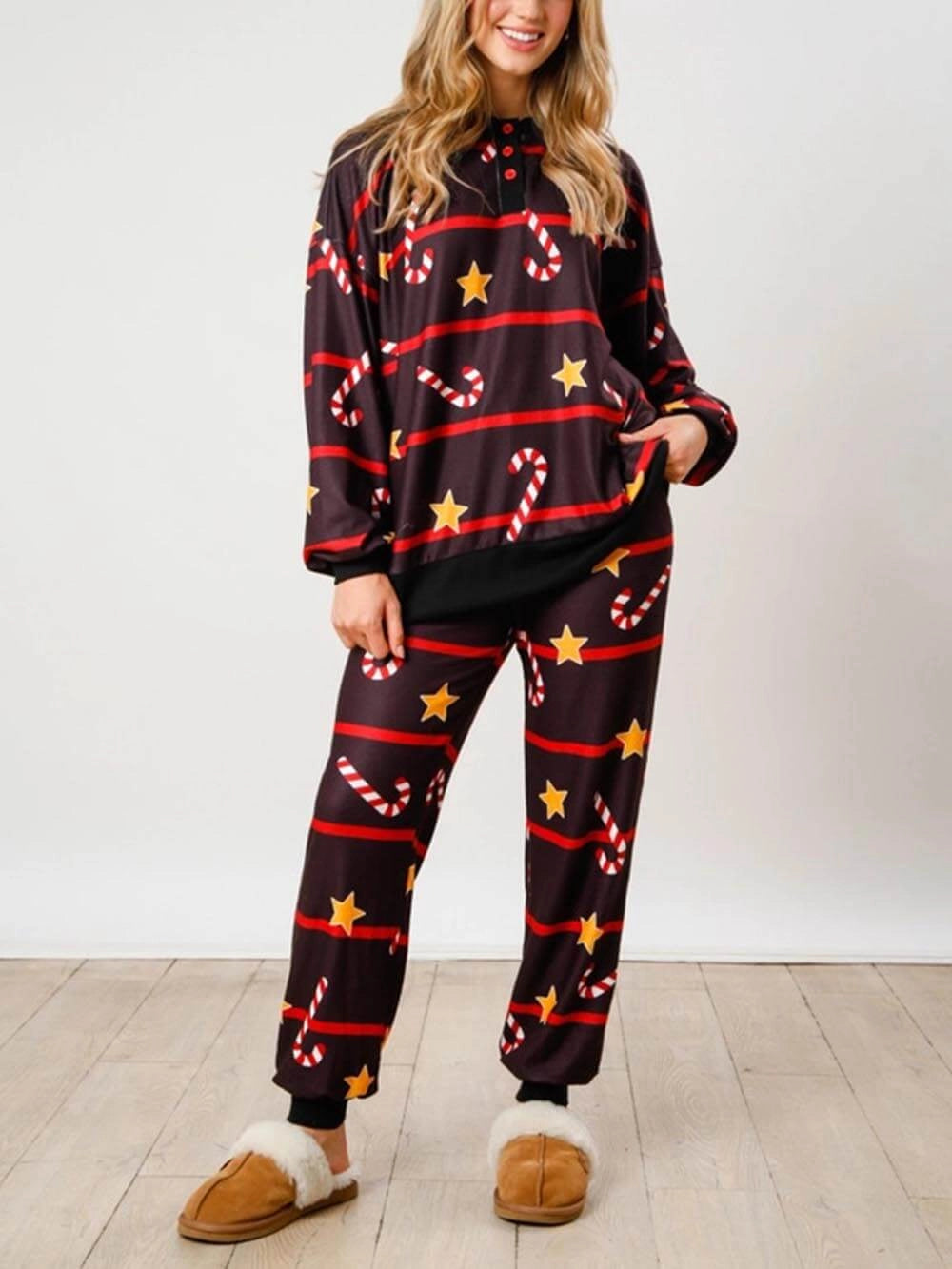 Damen Weihnachts Pyjama Set | Festlich