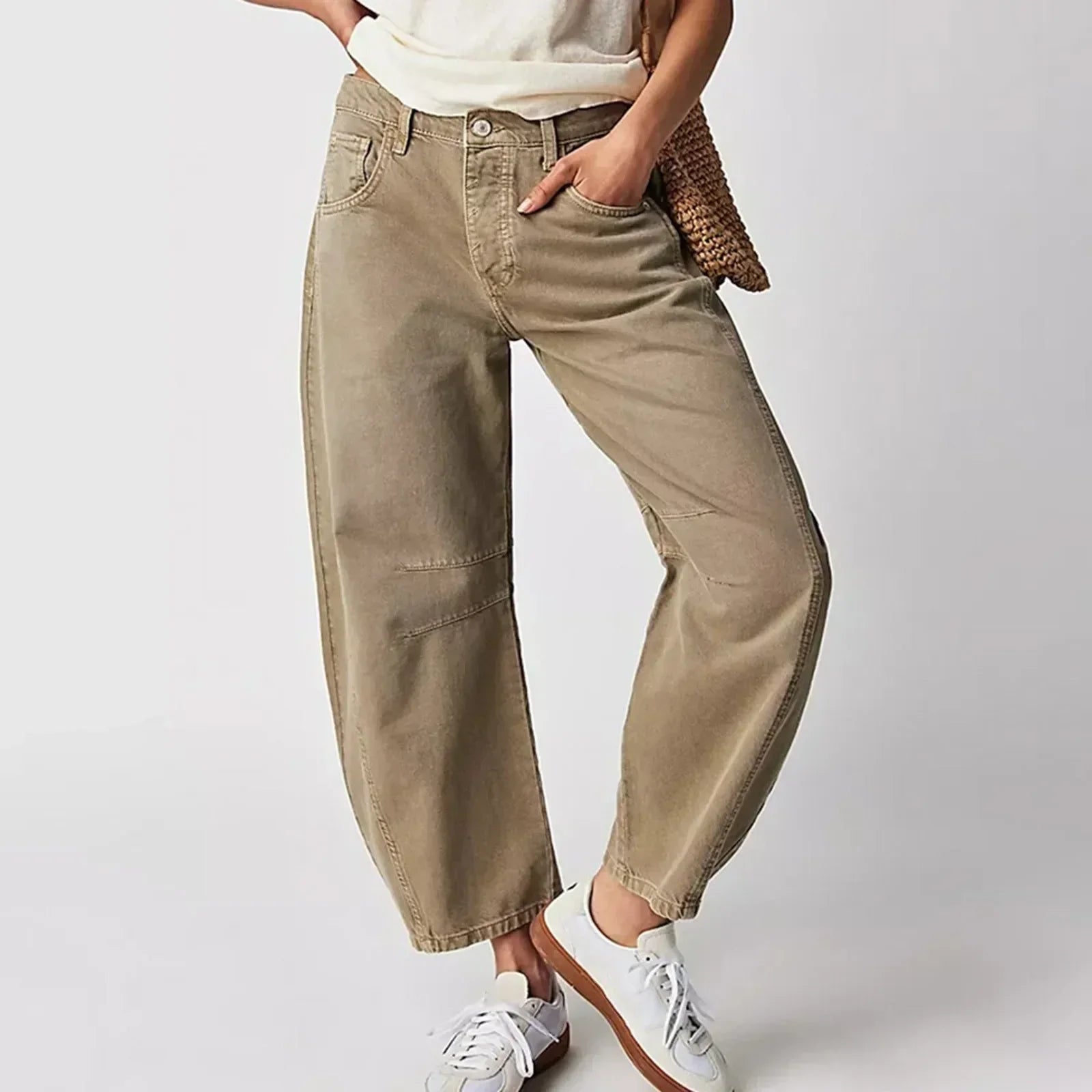 Damen Weite Jeans Mit Hoher Taille | Baggy