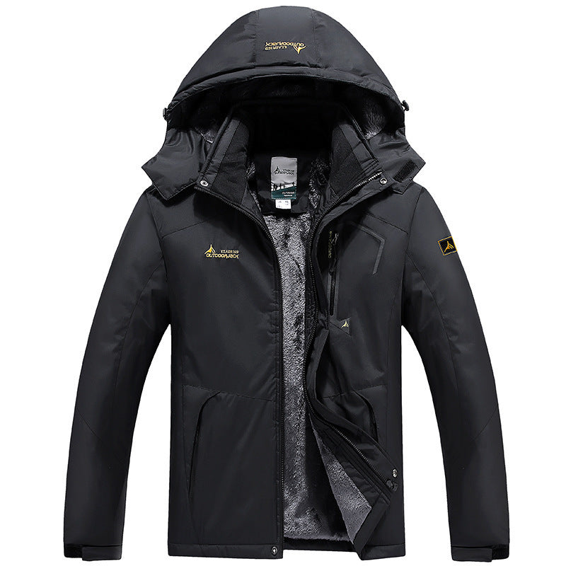 Damen Winter Skijacke Mit Kapuze | Zweifarbig