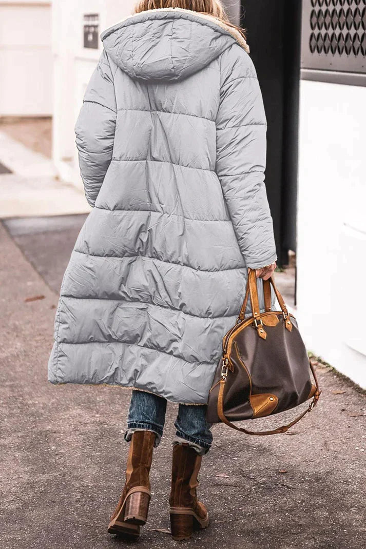 Damen Winterjacke Mantel Gefüttert | Lang & Warm