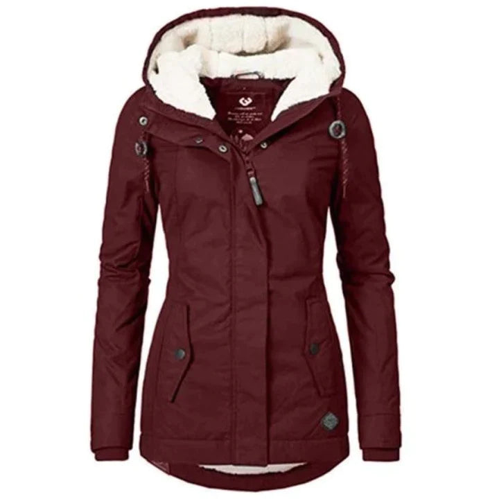 Damen Winterjacke Mit Kapuze & Fleece | Warm