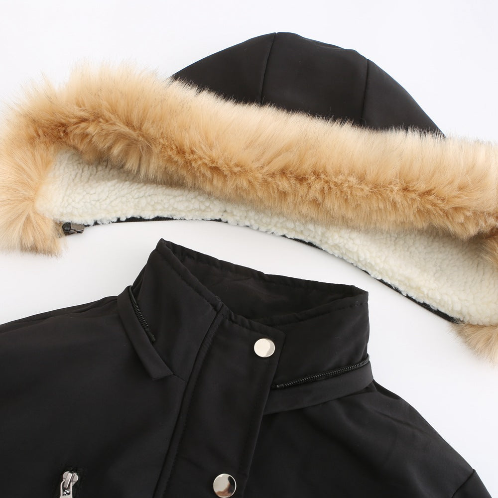 Damen Winterjacke Mit Kapuze & Kordelzug | Warm & Lang