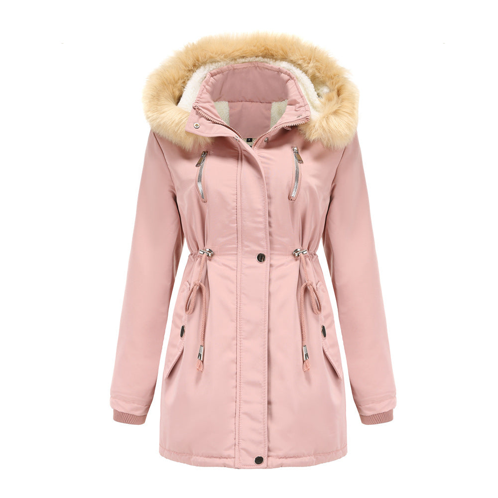 Damen Winterjacke Mit Kapuze & Kordelzug | Warm & Lang