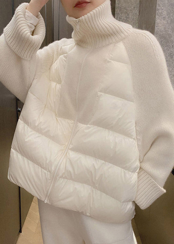 Damen Winterjacke Mit Reißverschluss Und Stehkragen | Stepp