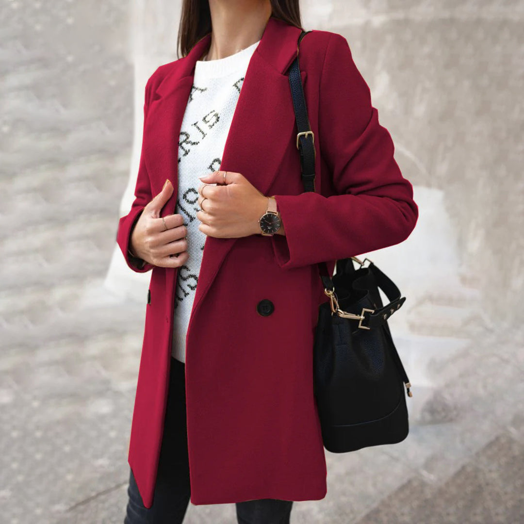 Damen Winterjacke Mit Reverskragen | Lang