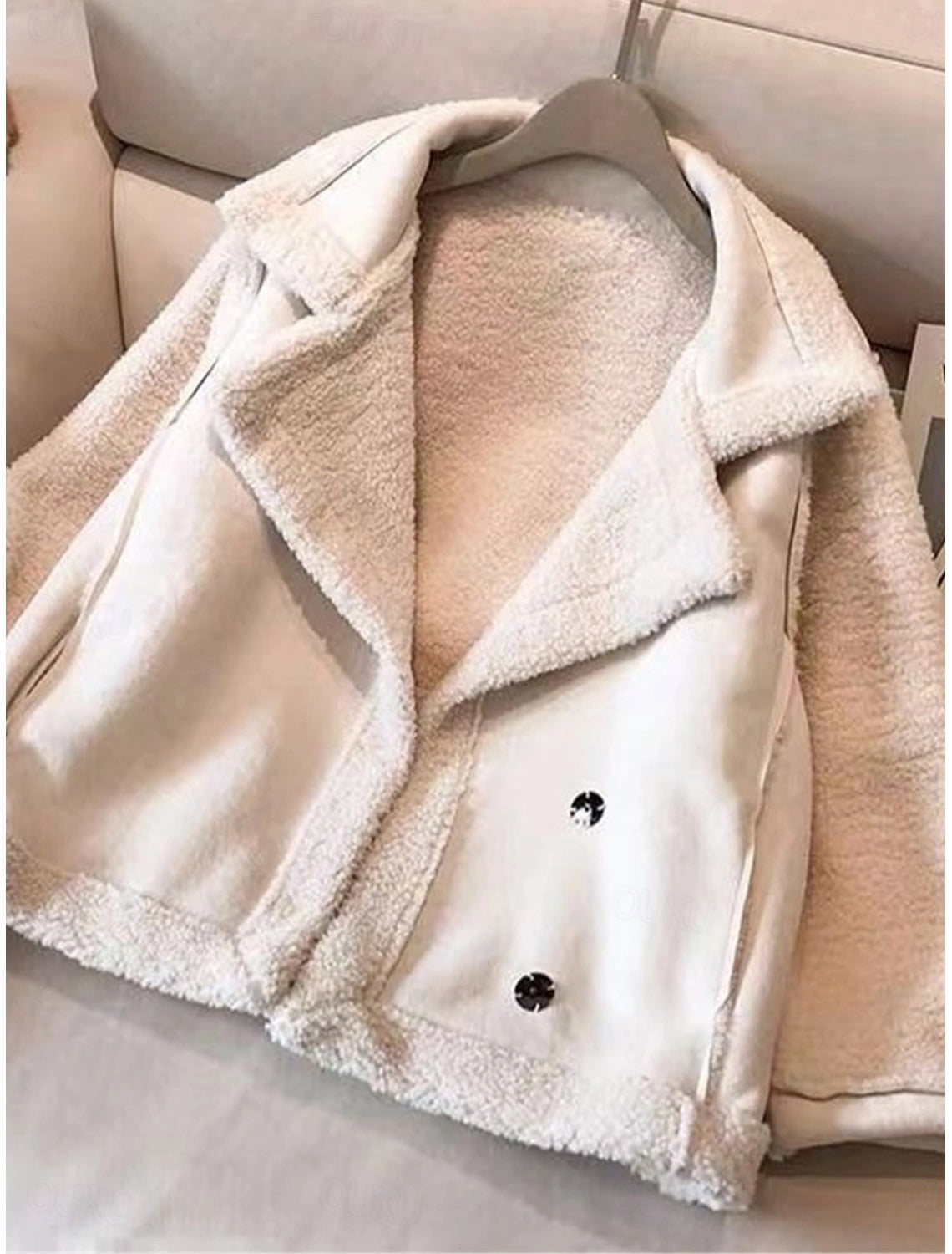 Damen Winterjacke Teddyfell | Warm