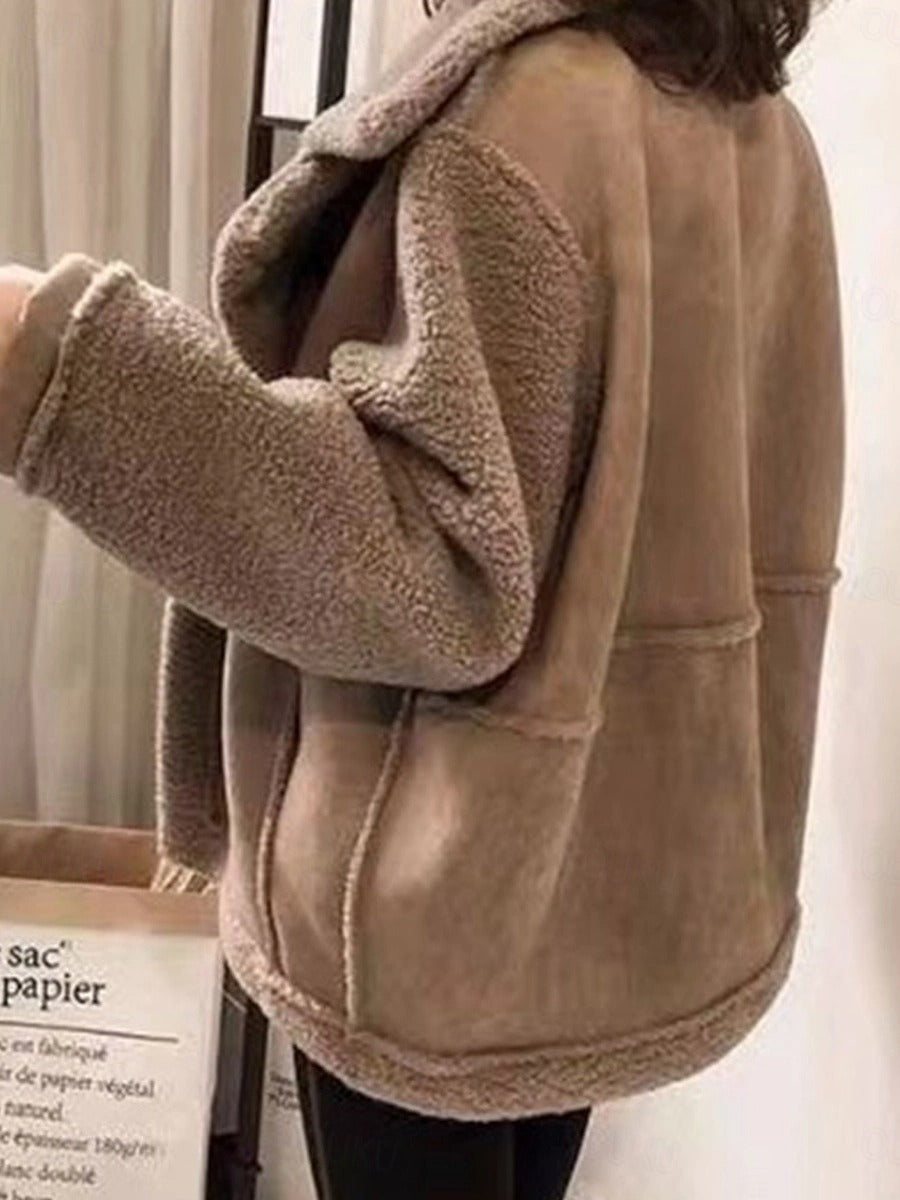 Damen Winterjacke Teddyfell | Warm