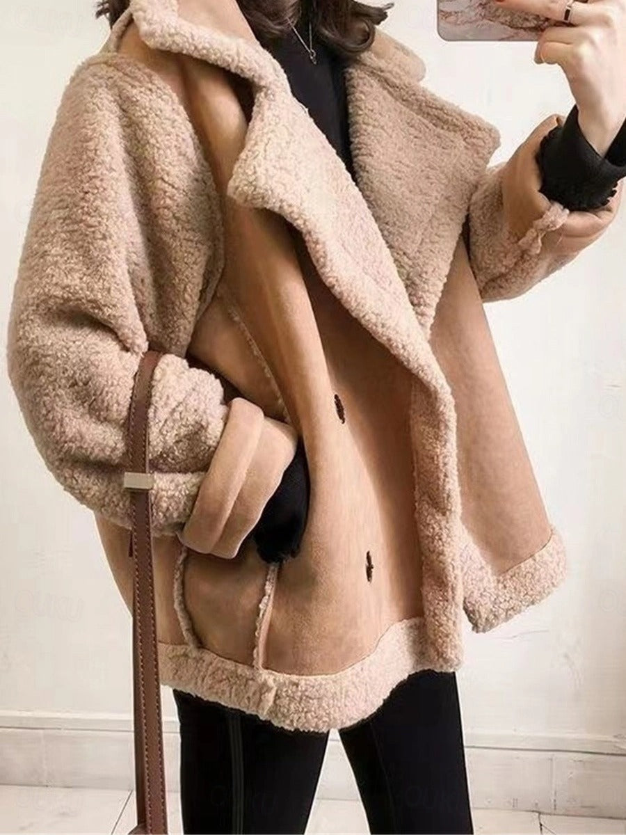 Damen Winterjacke Teddyfell | Warm