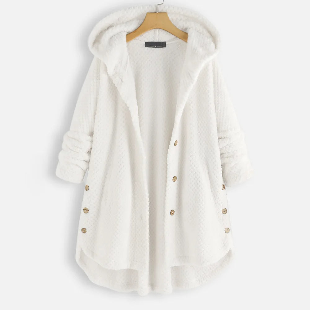 Damen Wintermantel Mit Kapuze Und Taschen | Warm