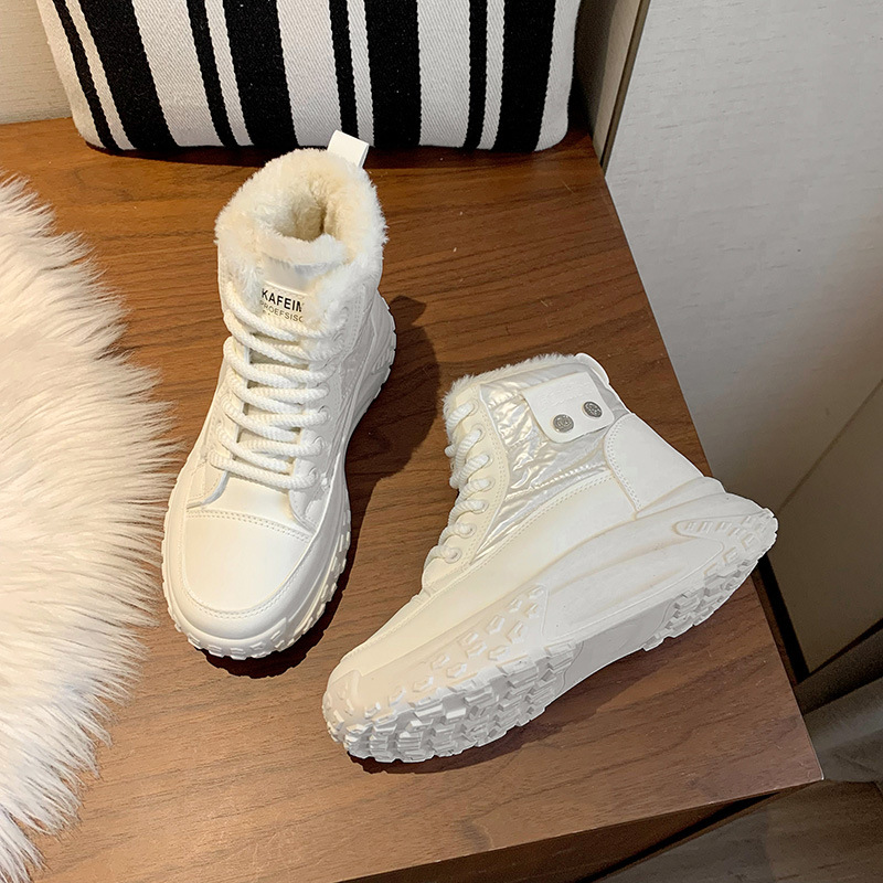 Damen Winterschuhe Mit Schnürung Und Plateausohle | Winter