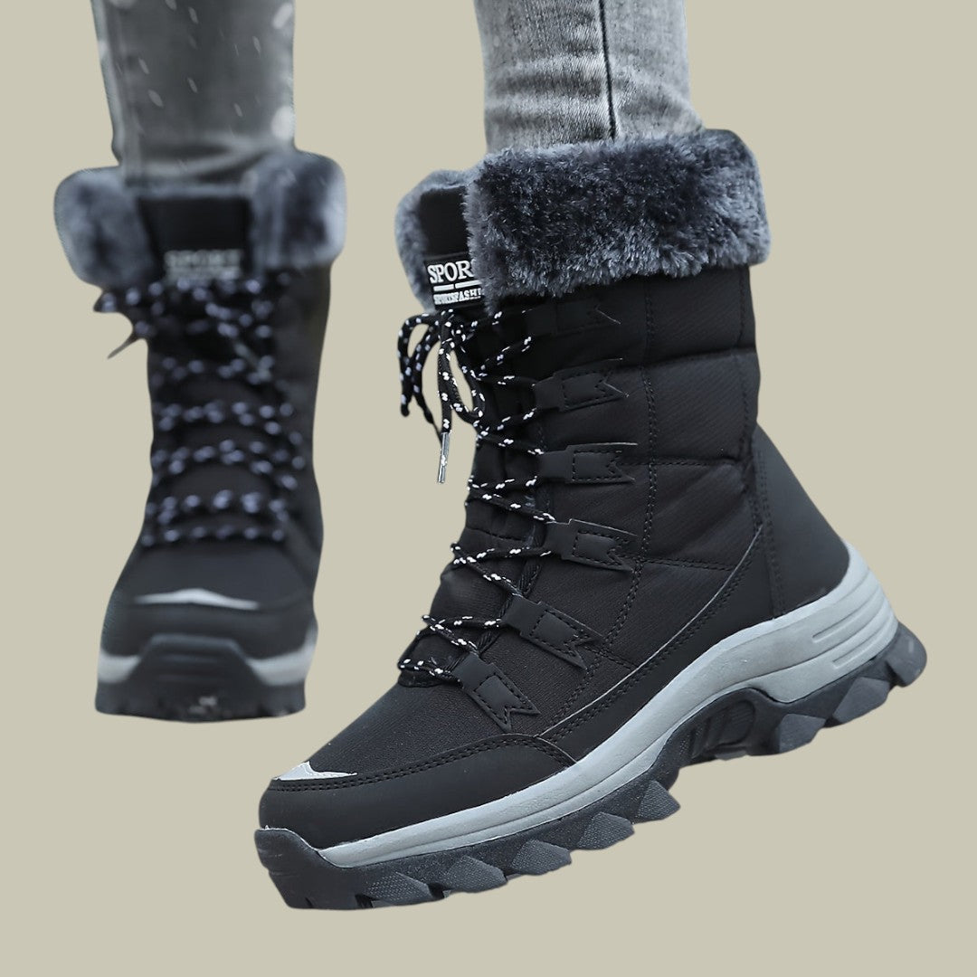Damen Winterwanderschuhe Hoch Geschnitten Mit Schnürung | Winter