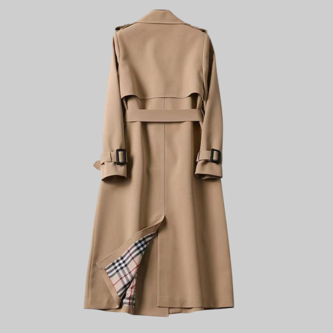 Damen Eleganter Trenchcoat | Lang