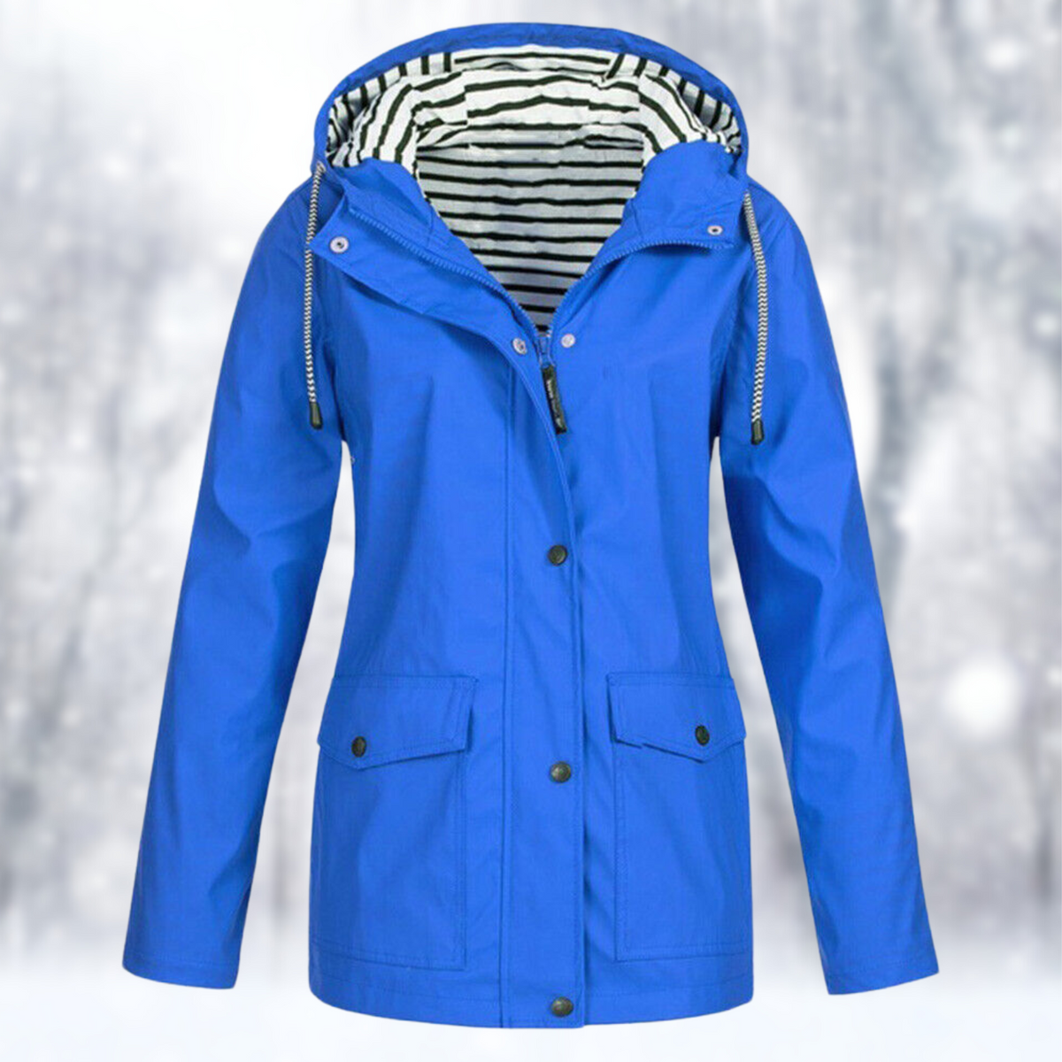 Damen Leichte Regenjacke | Kapuze