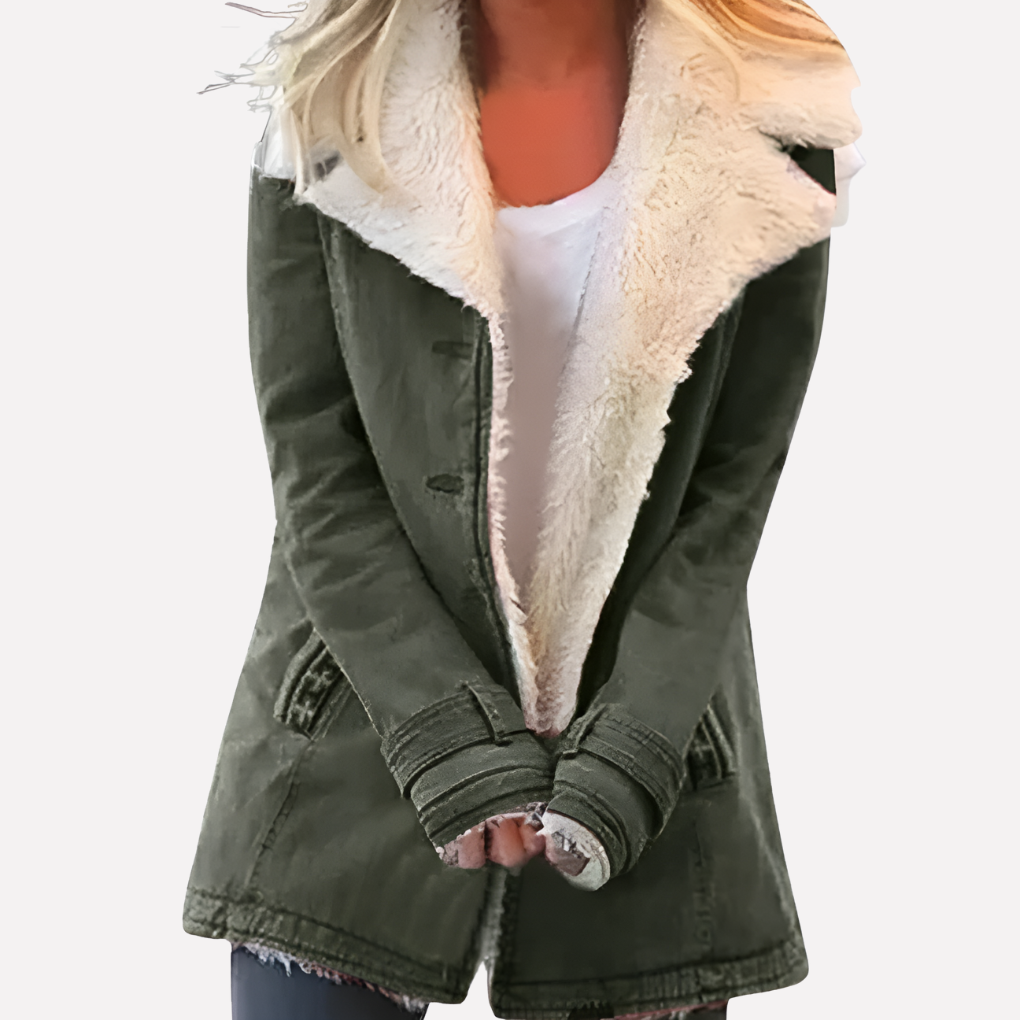 Damen Warme Winterjacke | Elegant