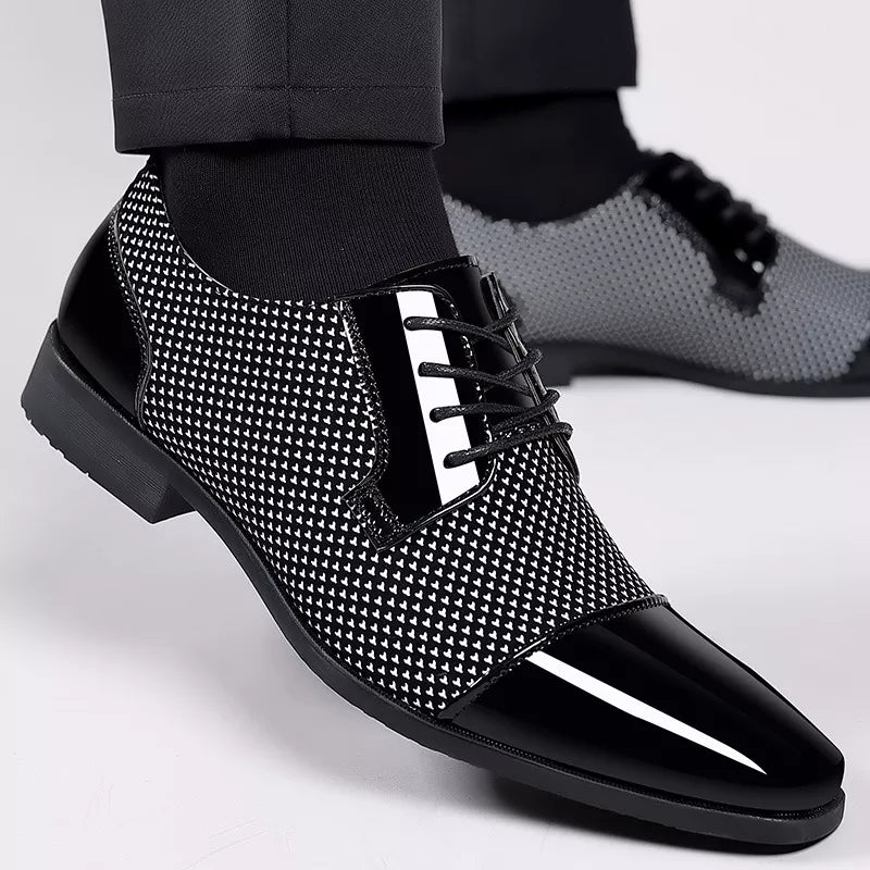 Darian | Herren schwarze Schuh | anzug