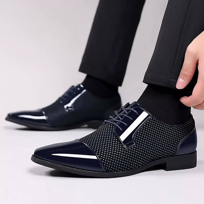 Darian | Herren schwarze Schuh | anzug