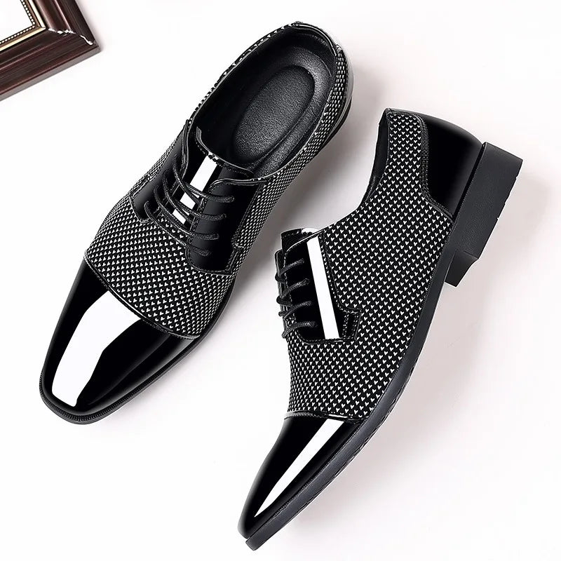 Darian | Herren schwarze Schuh | anzug