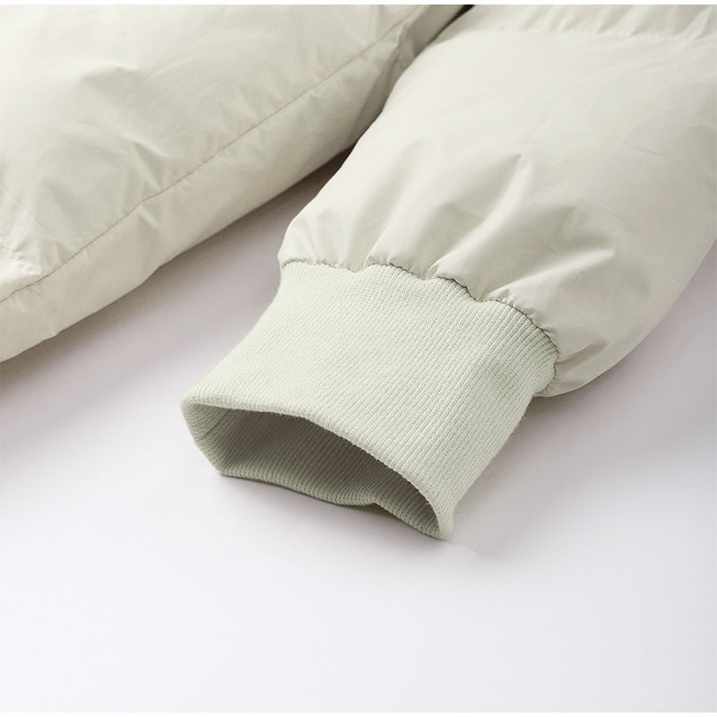 Daunenmantel Damen Lang Mit Druckknöpfen | Winter