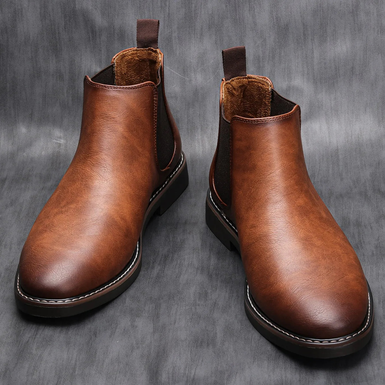 David - Herren Chelsea Boots mit Bequemer Laufsohle, Klassisches Design, Zeitlos Elegant