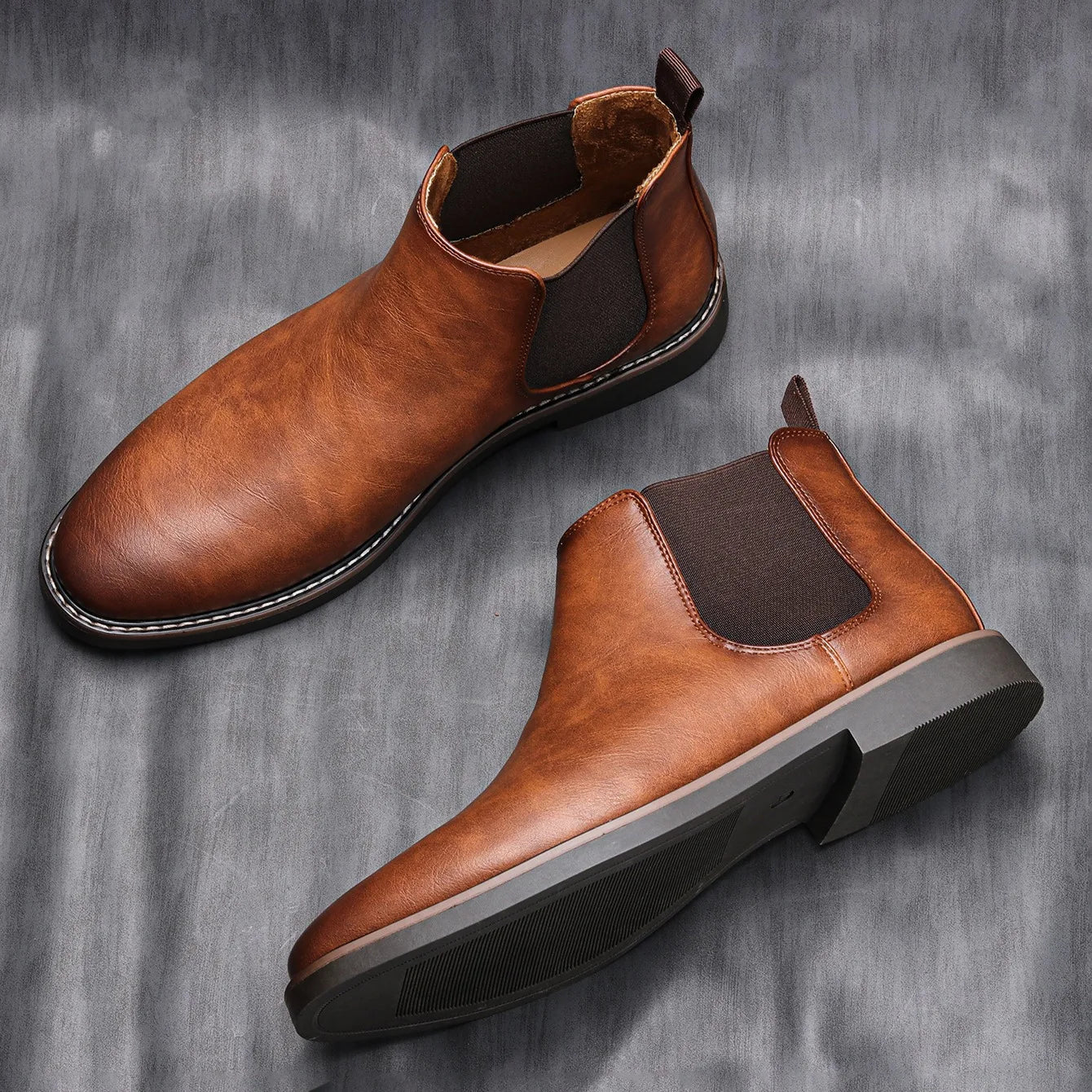 David - Herren Chelsea Boots mit Bequemer Laufsohle, Klassisches Design, Zeitlos Elegant