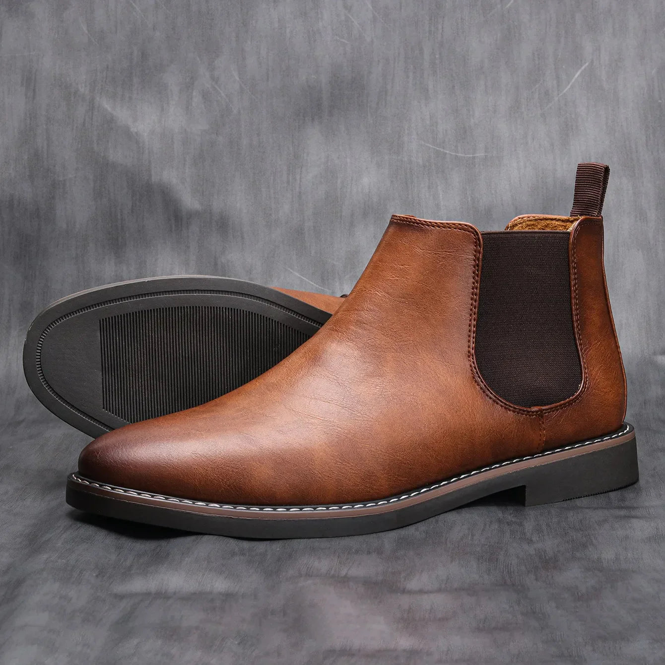 David - Herren Chelsea Boots mit Bequemer Laufsohle, Klassisches Design, Zeitlos Elegant