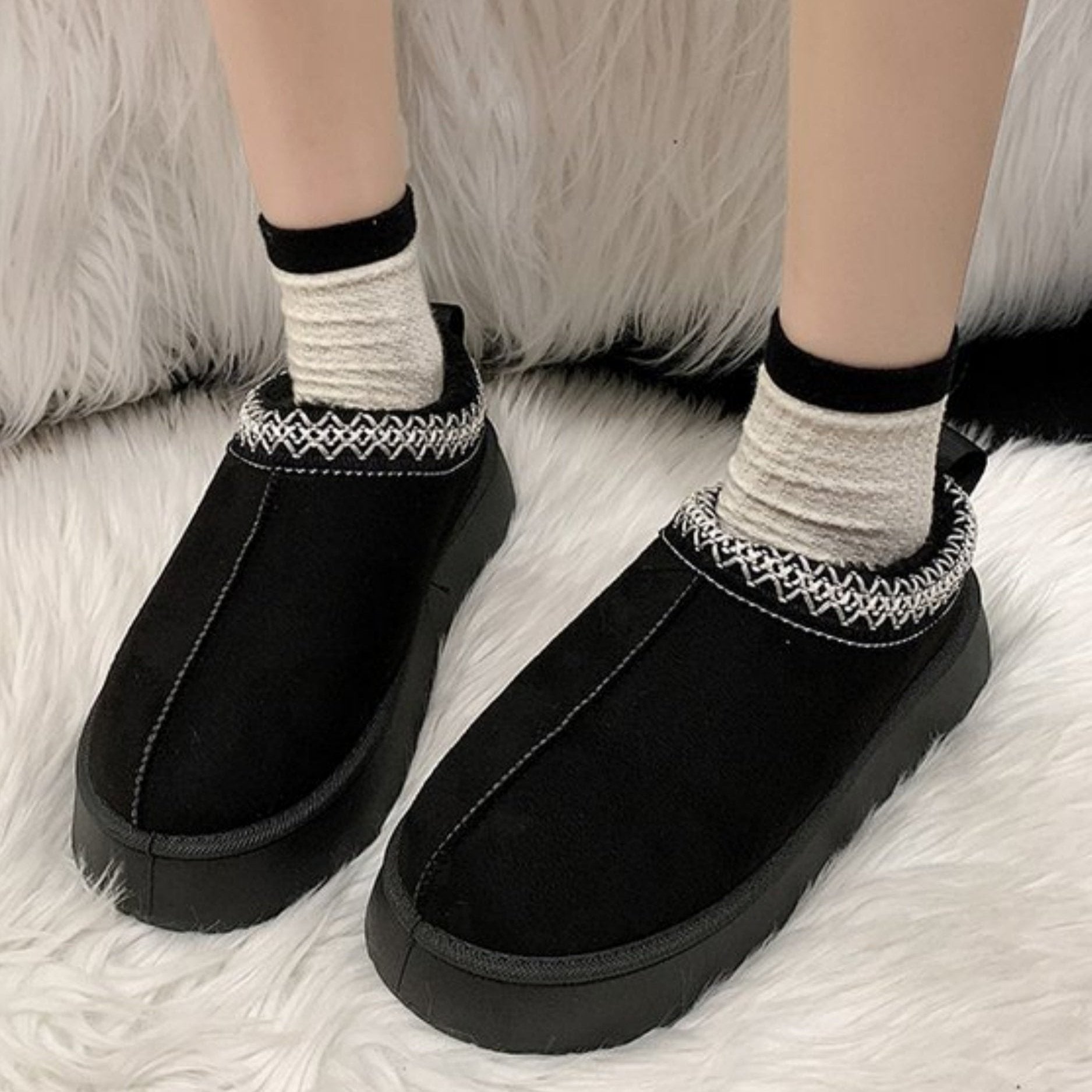Gefütterte Damen Schneestiefel | Winter