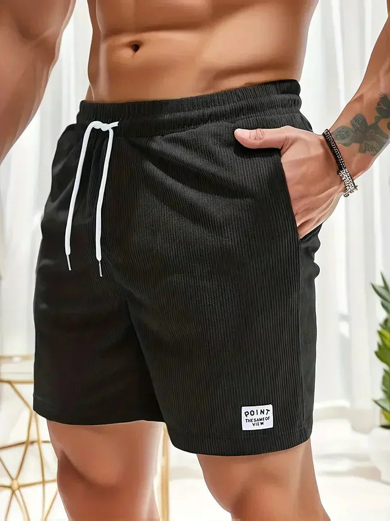 Aaron - Pantalones cortos de pana de verano para hombre