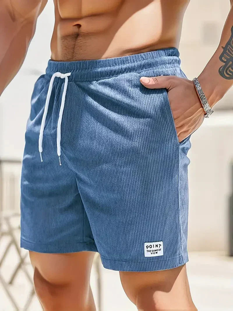 Aaron - Pantalones cortos de pana de verano para hombre